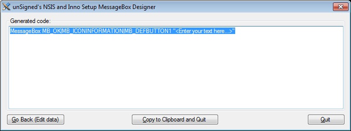 MessageBoxDesigner - Code