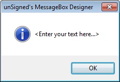 MessageBoxDesigner - Preview