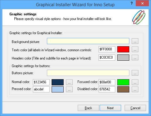 Typing color manually into box