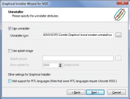 Page Uninstaller - GIW for NSIS