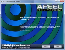 APEEL PHP/MYSQL Code Generator